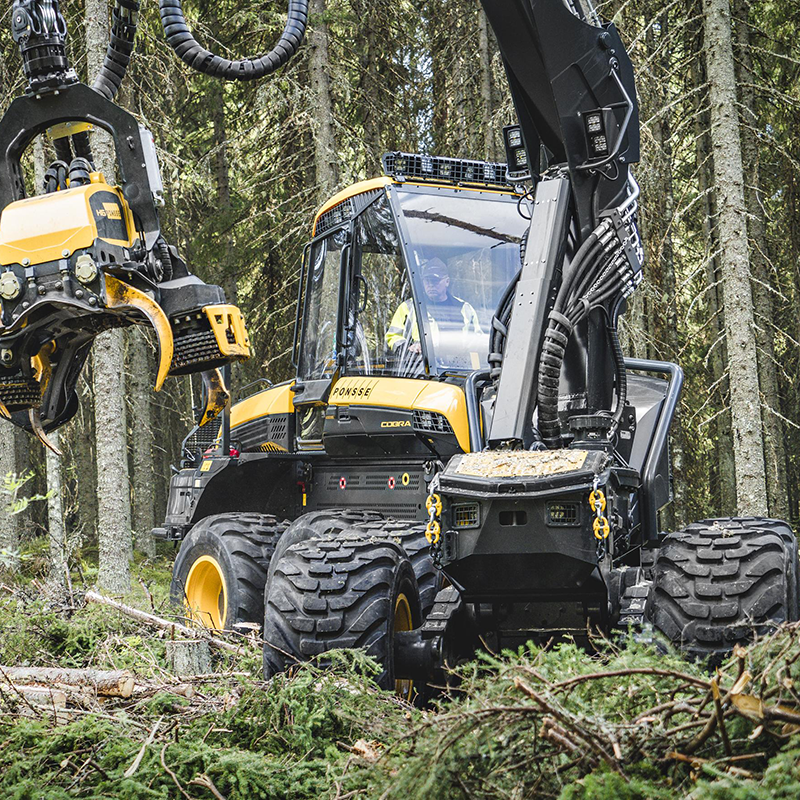 Vitrine d'un tracteur en polycarbonate anti-abrasion MARGARD™